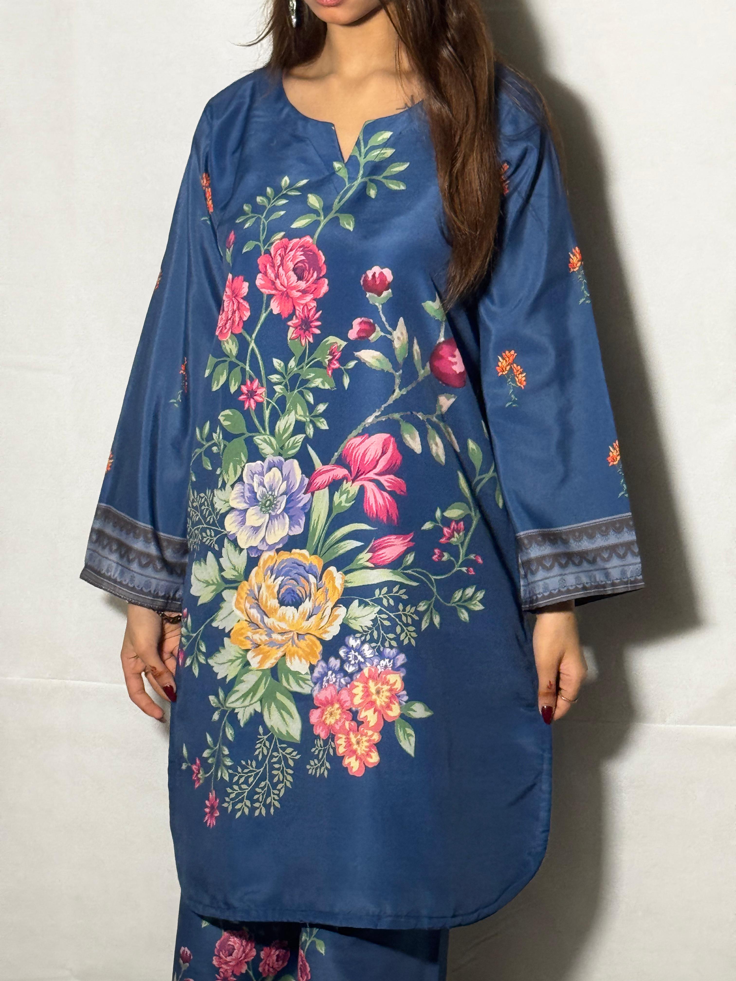 Blue Garden 2-Piece Ensemble